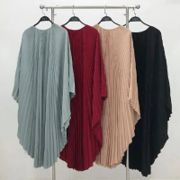 YARA PLEATS CAFTAN | 801 - 071 Plain