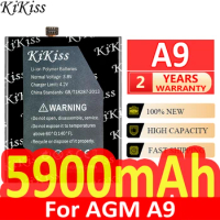 5900mAh KiKiss Powerful Battery A 9 For AGM A9