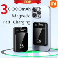 Xiaomi 30000mAh Power Bank Magnetic Qi Wireless Charger 22.5W Fast charging Mini Powerbank For iPhone Samsung Huawei