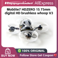 Newest Happymodel Moblite7 HDZERO 1S 75mm HD brushless whoop With ELRS or FRSKY Receiver