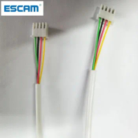 ESCAM Door cable 5M 2.54*4P 4 wire cable for video intercom Color Video Door Phone doorbell wired Intercom connection cable