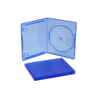 100 pcs a lot Blue CD Discs Storage Bracket box for Sony Playstation 5 for PS5 Games Single Disk Cover Case Replace