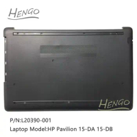 L20390-001 Black New Original For HP Pavilion 15-DA 15-DB Base Cover Lower Case Bottom Case