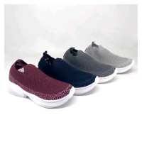 SEPATU ANDO NAOMI - SEPATU SNEAKERS WANITA SLIP ON RAJUT