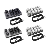 12 Key 2 Knob Programming Macro Knob Keyboard Hotswap for Office Gaming