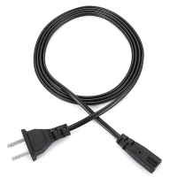 Kabel kuasa EU 2pin iec320 c7 kord samsung samsung sebagai untuk pengguna komputer riba dell canon e