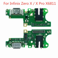 1pcs USB Charging Dock Port Socket Jack Plug Connector Charge Board For Infinix Zero X / X Pro X6811 Headphone Audio Jack