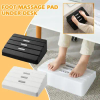 Feet Stool Chair Under Desk Footrest Foot Resting Stool With Rollers Massage Foot Stool Under Desk For Home Office Toilet
