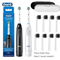Oral B DB5 Electric Toothbrush Pro Battery Power Tooth Brush Rotation DB5010 Precision Clean Adult Toothbrush With Replace Heads