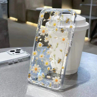 Ốp điện thoại hoa ong mật cho IPhone 16 Pro, IPhone 15 Pro Max, IPhone 14, IPhone 13, IPhone 12, IPh