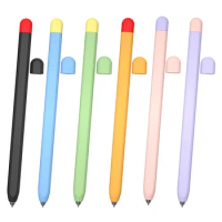 Silicone Pencil Case For Samsung S Pen Tab S7 FE S8 Plus S9 Ultra S9 FE Plus S6 Lite Stylus Touch Pen Cover Non-slip Sleeve Case