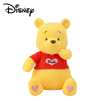 日本正版 小熊維尼 愛心造型 絨毛玩偶 43cm 娃娃 玩偶 維尼 Winnie 迪士尼 Disney SEGA - 958052