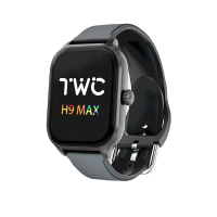 สมาร์ทวอทช์ H9 Max สำหรับผู้ชายและผู้หญิง นาฬิกาสปอร์ต หน้าจอนาฬิกาขนาด 2.01 นิ้ว รองรับการด้วยเสียง