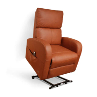 【Sun Pin】GRENVILLE格倫維爾勛爵半牛皮電動躺椅-栗棕色(電動躺椅)