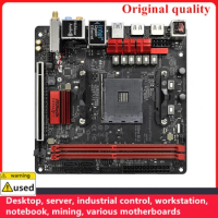 Used For ASROCK AB350 Gaming-ITX/ac B350i B350 Gaming ITX MINI Motherboards Socket AM4 DDR4 For AMD B350 Desktop Mainboard
