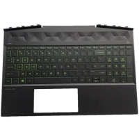 Original New Laptop Case For HP Pavilion 15-DK 15T-DK TPN-C141 Palmrest Upper Case C Cover Shell With US Backlit Keyboard