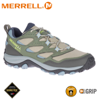 【MERRELL 美國 女 WEST RIM SPORT GORE-TEX多功能健行鞋《苔綠/卡其》】ML036566/健走鞋