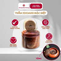 Trầm Khoanh Đặt Biệt, 4h 50 khoanh mùi thơm ngọt lưu hương 20h