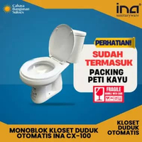 MONOBLOK KLOSET DUDUK OTOMATIS INA TOMBOL CX-100