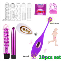 10pcs Panties Wireless Remote Control Vibrator Panties Vibrating Egg Wearable Dildo Vibrator G Spot Clitoris Sex toy for Women