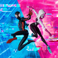 2 types Shf Spider-man Anime Figure Miles Morales Gwen Stacy Action Figures Spiderman Across The Spider-verse Model Toys Pvc