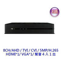 監控主機 可取 8路 KMQ-0828EUK 台灣晶片 H.265 5MP TVI AHD CVI IPC 960H