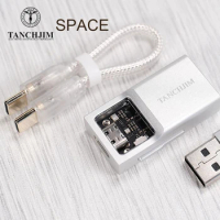Tanchjim SPACE DAC AMP CS43131*2 Portable DAC Headphone Amplifier DSD256 32Bit/768kHz 3.5mm/4.4mm Output USB Type C Input