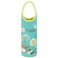 小禮堂 宮崎駿Totoro龍貓 潛水布水壺袋《綠黃.森林》杯套.水瓶袋