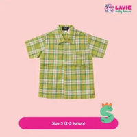 GAP Kemeja Kotak Tangan Pendek Anak Laki-Laki Usia 2-5 Tahun – Baju Anak Nyaman & Casual – Lavie Bab