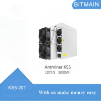 Bitmain Antminer KS5 20T 3000W Kaspa Miner Asic Mining Crypto Hardware Cryptocurrency KAS Coin Mining Machine