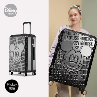 กระเป๋าเดินทางเด็กน่ารัก Mickey Boarding การ์ตูนแฟชั่น20 "รถเข็น Omni Directional Wheel Travel รหัสผ่านขนาดเล็ก