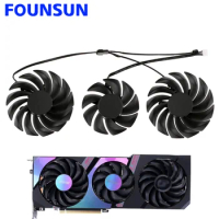 New DC 12V 4Pin Cooling Fan For COLORFUL GeForce RTX 3070 3080 3060Ti iGame Ultra Video Card Cooler Fan