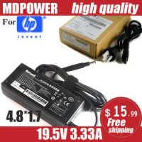 19.5V 3.33A 65W AC Power Adapter Charger Power Supply for HP Pavilion 15-b000 Sleekbook 14 15 For Envy 4 6 Ultrabook TouchSmart