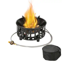 Foldable Gas Stove 16800W Outdoor Camping supplies stove Camp Gas Burner Hiking Cooking Set gas burner and Cookware