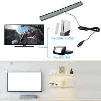 Wired Infrared Ray Sensor Bar with Extension Cord Wired Motion Sensor Bar Wired Remote Sensor Bar for Nintendo Wii Wii U Console
