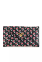 Prada Pre-Loved Love Envelope Wallet with Printed Leather and Multiple Pockets