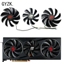 New For POWERCOLOR Radeon RX6800 6800XT Red Dragon OC Graphics Card Replacement Fan
