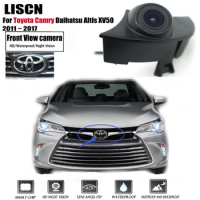 Car Front View camera For Toyota Camry Daihatsu Altis XV50 2011 ~ 2017 Waterproof Parking LOGO Camera Night Vision Front Camera