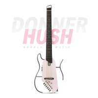 Super Discount Donner HUSH I Silent Acoustic Travel Guitar for Quiet Practice Give Beginner Headless