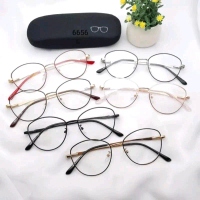 Kacamata 6656 Frame wanita |kacamata cat eye besi |kacamata cat eye photocromic normal/minus