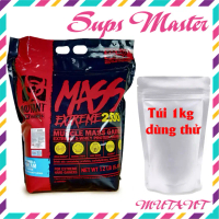 (Túi 1Kg) Mutant Mass ExTreme 2500 túi 1kg dùng thử - Sữa tăng cân tăng cơ bổ sung protein
