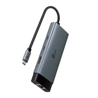 TP-Link UH6120C USB HUB Type C 6 Port in 1 (USB3.0 to 5Gbps Ethernet LAN Internet Plug&Play UHD HDMI