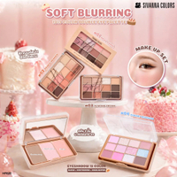 บริสุทธิ์ Sivanna Colors SOFT BLURRING 12/3 COLOR DOUBLE EYE PALETTE : HF620 #เมคอัพเซต พาเลทตาอายแช