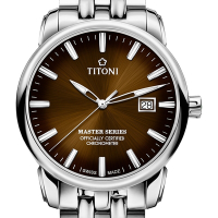 TITONI 梅花錶 大師系列 天文台認證 機械腕錶 83188S-662 / 41mm