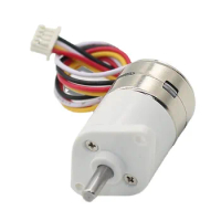 DC 5V 40 Ohm GM15BY Mini 15mm Full Metal Gearbox Gear Stepper Stepping Motor 2-phases 4-wires D-shaft
