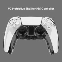 Transparent PC Cover Skin for PlayStation 5 DualSense Controller Accessories