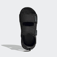 Adidas Altaswim C [GV7802] 中童 涼鞋 運動 休閒 魔鬼氈 舒適 輕量 夏日 海灘 泳池 黑白