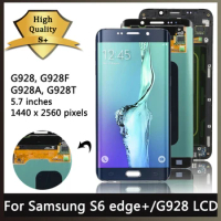Super AMOLED For Samsung s6 Edge+ G928 LCD Display Touch Screen Digitizer Assembly For s6 Edge Plus G928F LCD