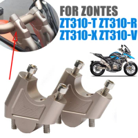 Motorcycle Handlebar Riser Heightening Raised Extend Mount Clamp For Zontes 310T 310V 310X 310R T310 310 V/R/T Accessories