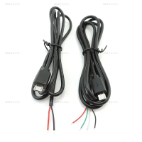 5pcs 2/4Pin Micro USB 2.0 A male female Jack cable core 2 Wire Data Charge power extension Cord Conn